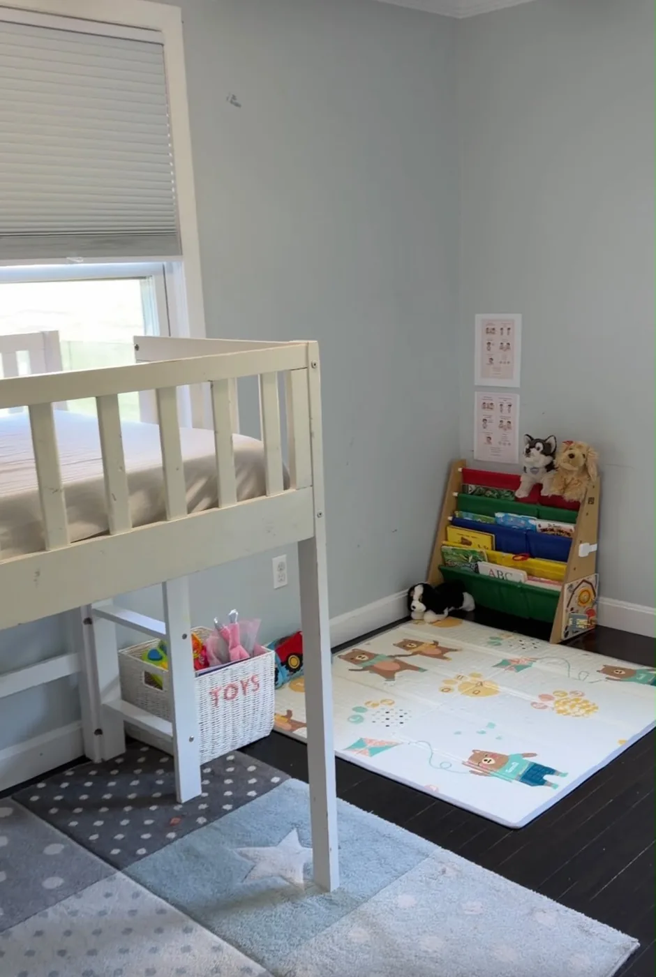Cozy reading and quiet corner at Care's Corner